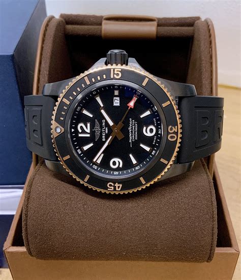 superocean automatic 46 black steel